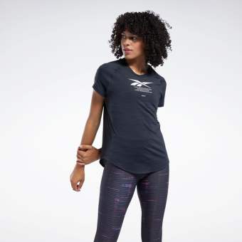Reebok RUNNING Áo thun Chạy bộ Nữ Run Activchill Tee - Run Gr Màu đen GS7227