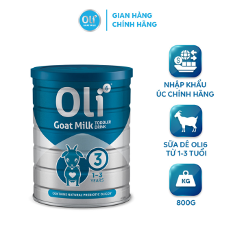 Sữa Dê Oli6 cho bé 1 - 3 tuổi - Sữa dê Úc chính hãng 800g - Oli6 số 3