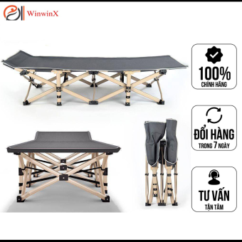 Giường xếp văn phòng, giường ngủ trưa gấp gọn khung thép chắc chắn tiết kiệm diện tích