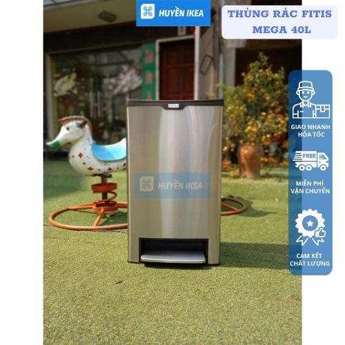 Thùng rác fitis đạp lớn mega 40l 4073cm