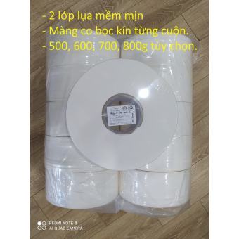 COMBO 5 cuộn Giấy vệ sinh CÔNG NGHIỆP TRE VIỆT CUỘN LỚN 800GAM