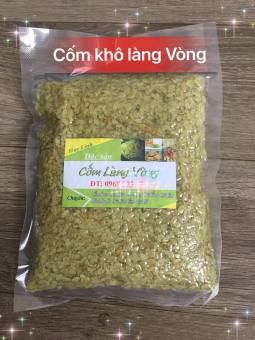 500 gam Cốm khô làng Vòng chính hiệu Huy Linh, đặc sản ngon số 1 Hà Nội, làm chả cốm, xôi cốm, chè cốm, kem cốm...