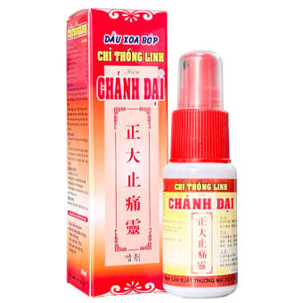 Dầu xoa bóp Chỉ Thống Linh Chánh Đại giảm đau lưng, cơ khớp (100ml)