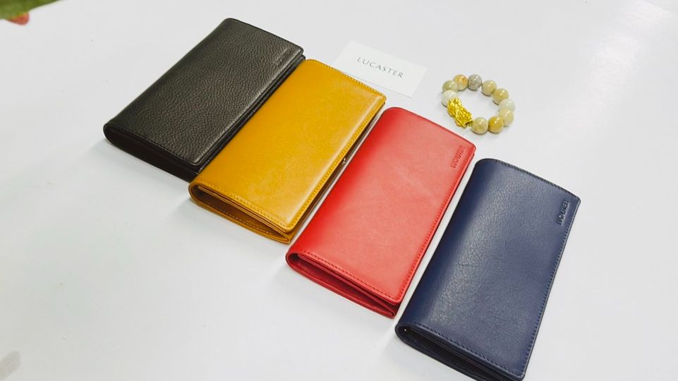 ví dài nam,nữ ,ví cầm tay da thật nhập khẩu wallet công sở bảo trì miễn phí trọn đời.fubox