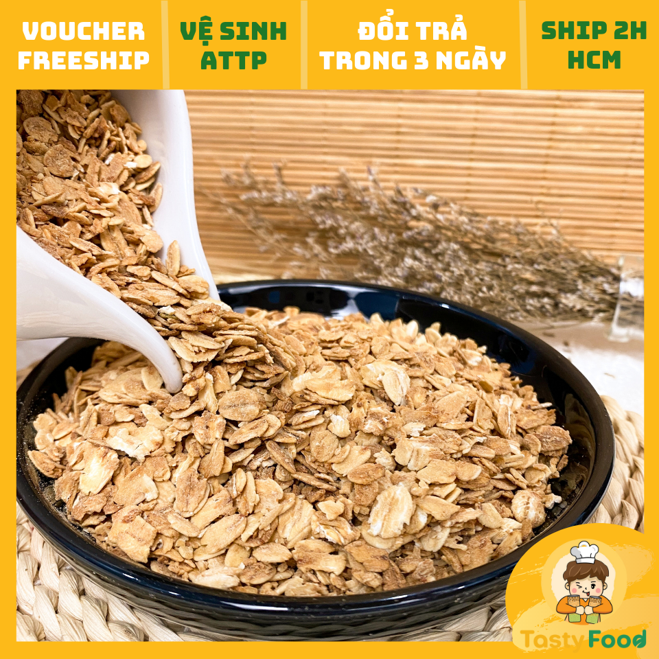 500G Yến Mạch Mật Ong Ăn Liền Tatsy Food | Hàng chất lượng thượng hạng