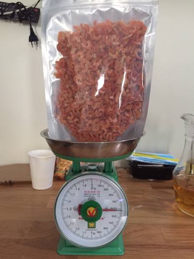 Tôm khô tép bạc đất Vinh Kim Loại II (500gr)