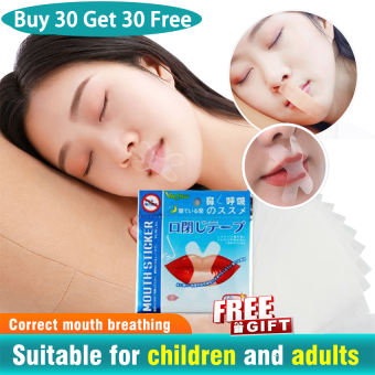 Băng Dán Miệng Chống Ngáy Ngủ Miếng Dán Bảo Vệ Sức Khỏe Ngủ Ngon Hơn Khi Ngủ Ban Đêm Ít Thở Bằng Miệng