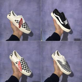 Giày thể thao Vans lười caro, Vans chữ FOG, Vans đen vault, Vans caro buộc dây các màu Hot trend nam nữ, Giày sneaker Van dùng đi học đi chơi