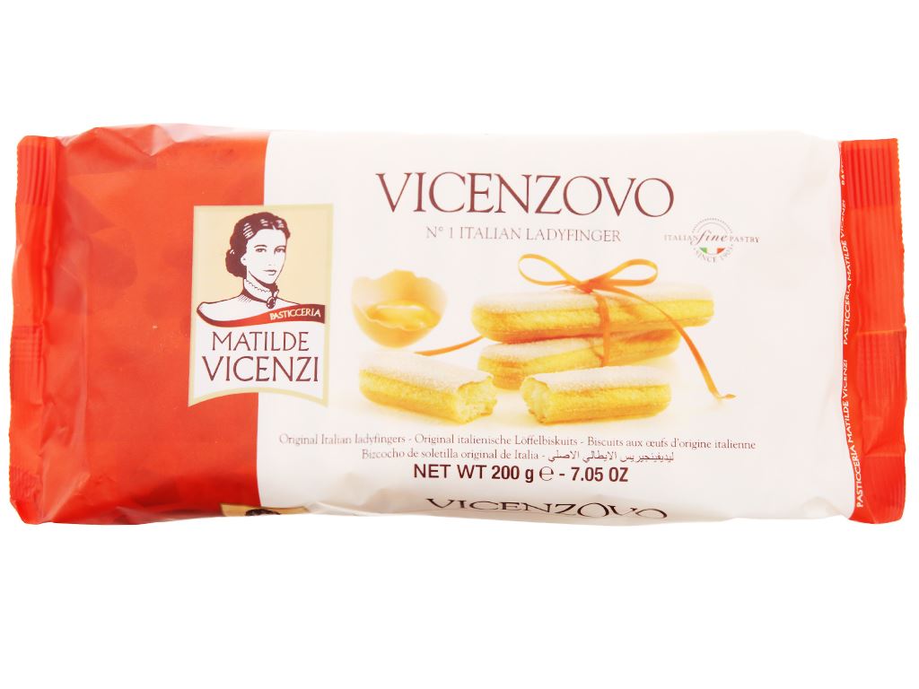 Bánh Ladyfingers Ý Vicevozo 200G