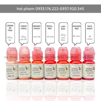 Mực Perma Blend Chính Hãng Của Mỹ, Mực Phun Xăm Mày Môi Mí Bong Đậm