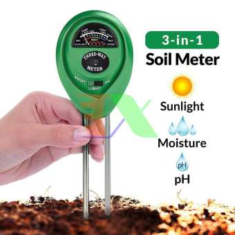 Máy đo PH cơ PH-3.1T, Dụng cụ đo độ PH đất 3 trong 1, Que thử PH, Độ ẩm, Ánh sáng, Đo PH đầm, bùn, đo PH đất trồng