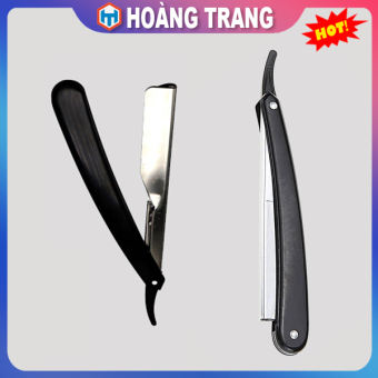 Dao cạo lông mặt, Dao cạo râu cổ điển Barber cán nhựa cao cấp dùng cạo mặt cạo chân mày, dao cạo tóc lưỡi thay thế thép không ghỉ