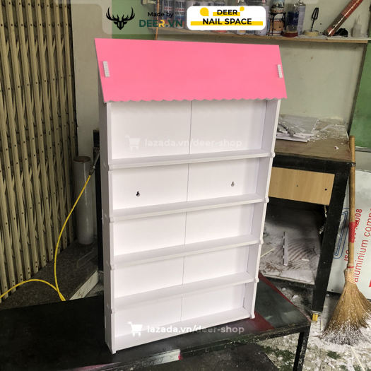 DEER - Kệ Để Nước Sơn Móng Tay Móng Chân Treo Tường