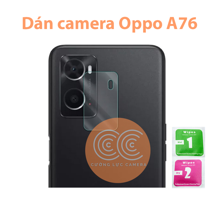 Bộ 2 cường lực camera Oppo A76 loại dẻo mỏng 0.4mm