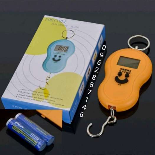 cân điện tử mini chuyên câu cá tặng pin