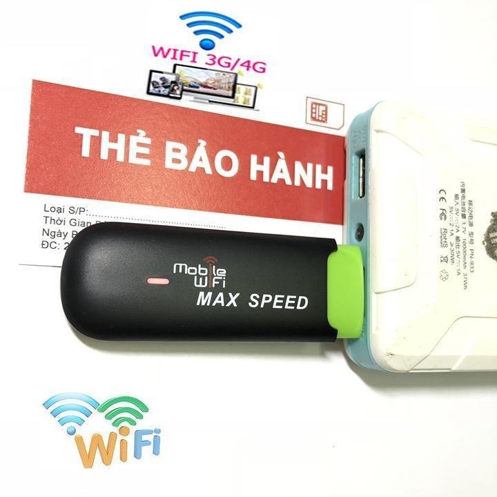 Bộ usb phát wifi từ sim 3g 4g max speed cực mạnh - xuất nhật - đa mạng