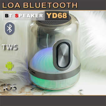 Loa Bluetooth YD 68 - USB Type-C, LED RGB, True Bass - Âm Trầm Mạnh Mẽ