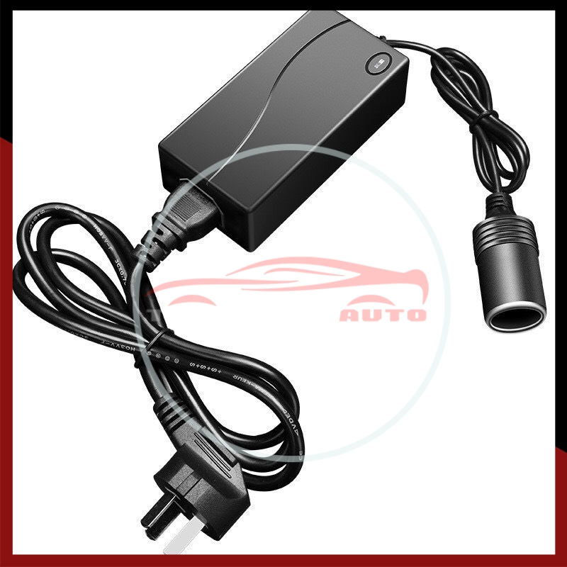 Bộ adapter chuyển đổi điện xoay chiều ac 220v sang một chiều dc 12v dùng cho máy bơm máy hút bụi ô tô xe hơi