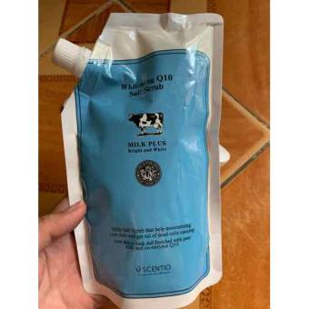 Muối bò tắm trắng Whitening Q10 Salt Scrub 350g
