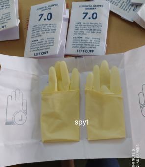 5 đôi găng phẫu thuật tiệt trùng không bột