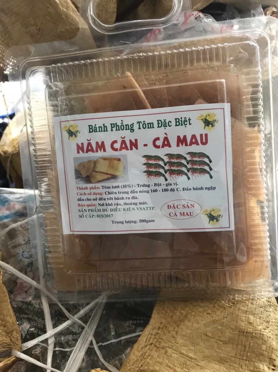 Bánh phồng tôm cà mau 500g
