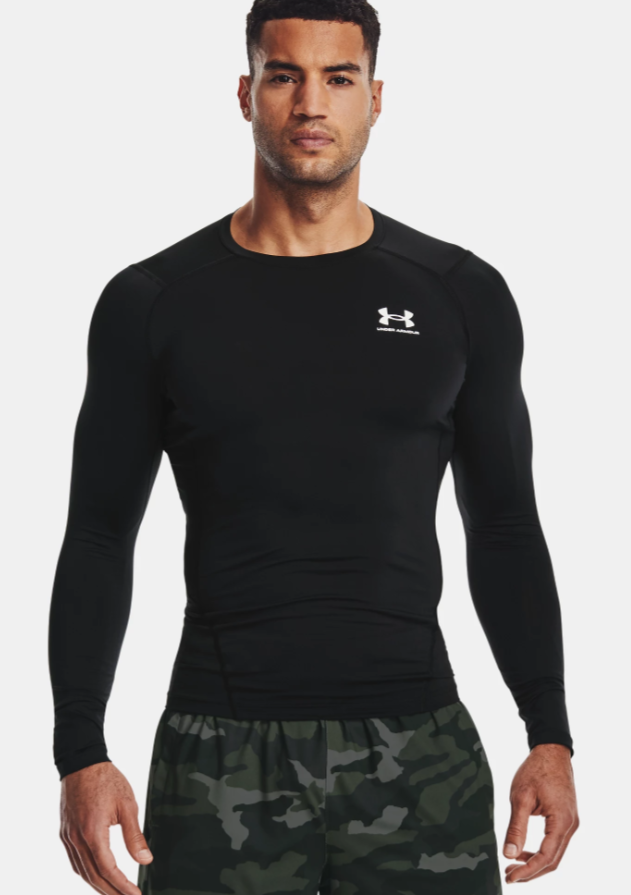 Under Armour Men's Heatgear Armour Short Sleeve Shirt - Black, XL