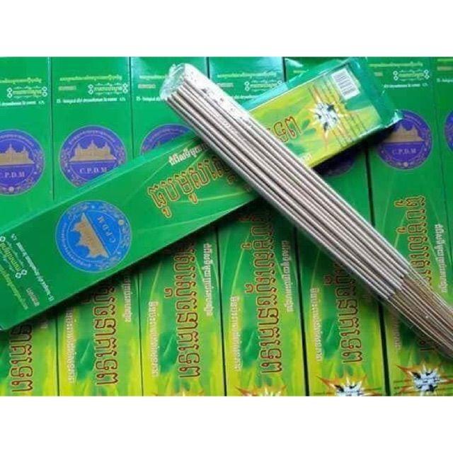 Hương Nhang muỗi thái 30 cây 1 hộp cây xanh chính hãng Thai Lan dạng cây