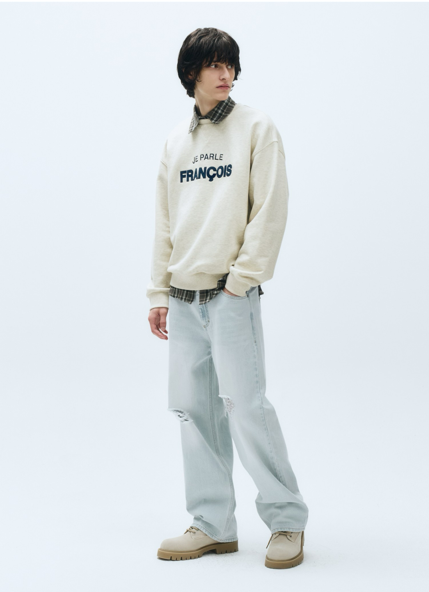MARITHE FRANCOIS GIRBAUD M Damaged Washing Denim Pants - 2 Colors (2025 New) · v2