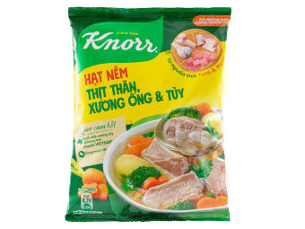 Hạt nêm thịt thăn, xương ống, tủy Knorr gói 900g
