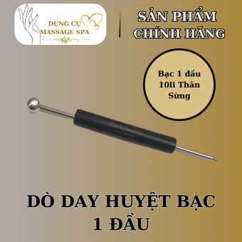 Dò Day Bạc 1 đầu 10li Thân Sừng - Dụng Cụ Diện Chẩn