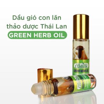 Dầu Gió Thảo Dược Green Herb Oil Thailand 8ml