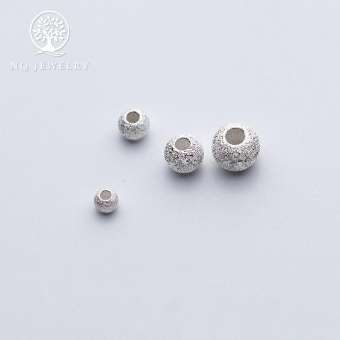 Combo 4 charm bi bạc họa tiết xỏ ngang - NQ Jewelry