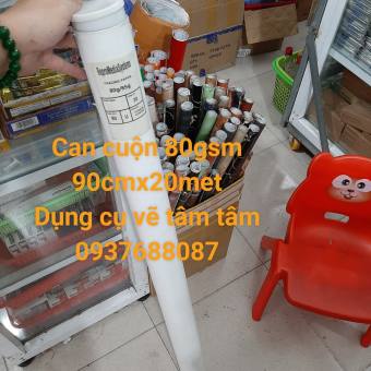 Giấy can cuộn khổ lớn định lượng 83gsm dài 20 mét-Dụng cụ vẽ Tâm Tâm