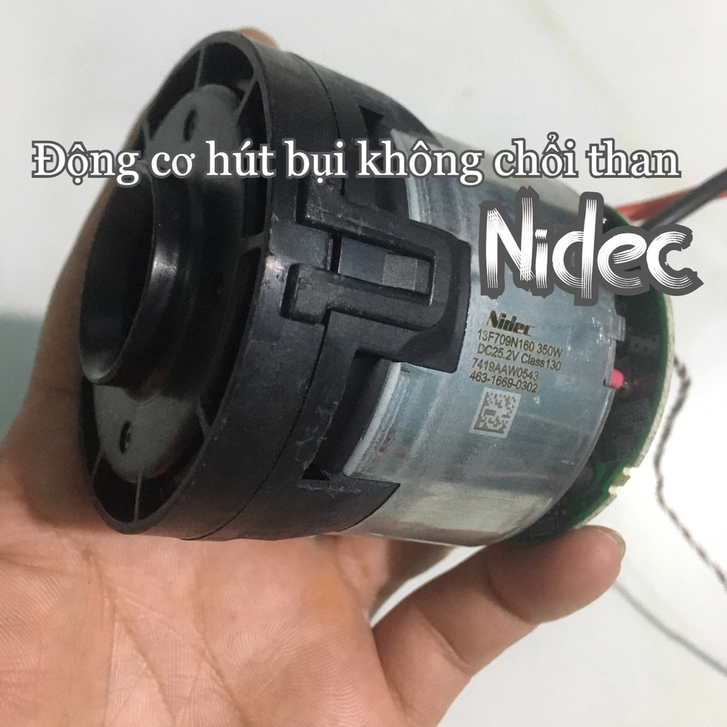 Motor hút bụi bldc nidec 370w 18-25v siêu mạnh