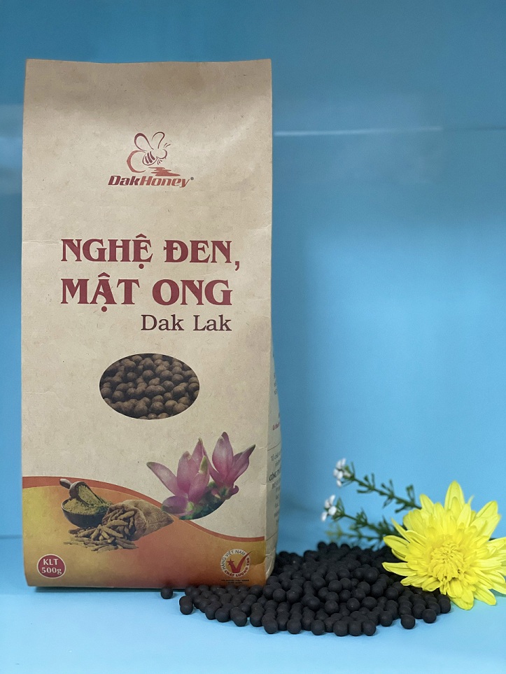 NGHỆ ĐEN MẬT ONG DAKHONEY 500G