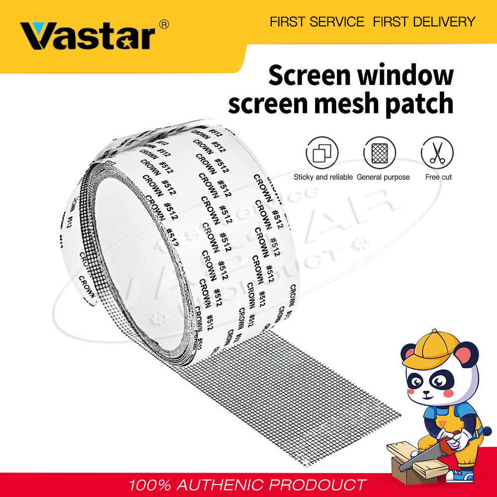 Vastar 1 Roll Window Screen Repair Kit Door Window Patch Tape Strong