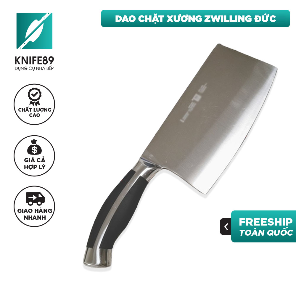 Dao chặt xương zwilling Đức K17 chất liệu thép không gỉ, gọn nhẹ, cực kỳ sắc bén - Knife89