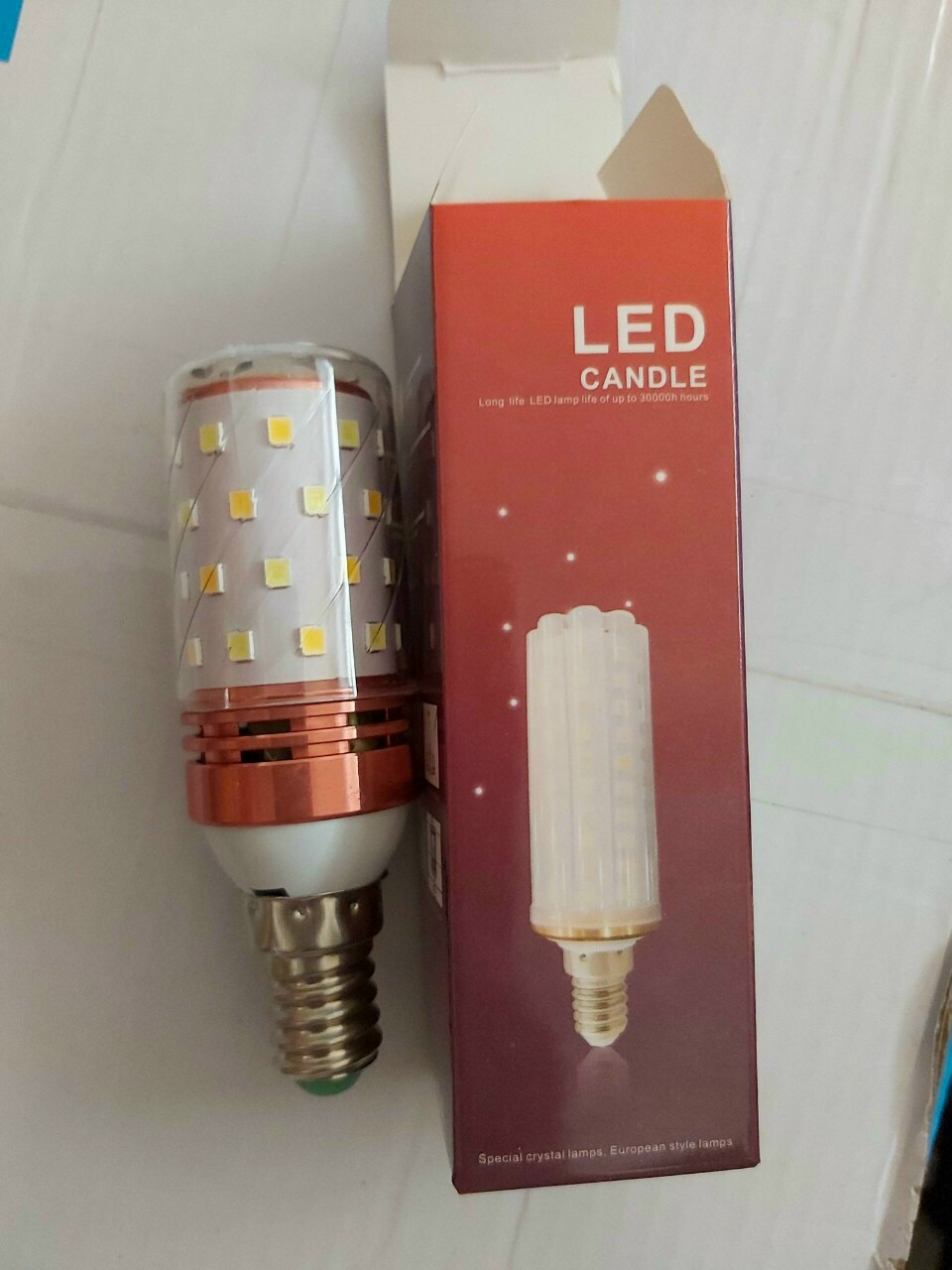 Bóng đèn led bắp 12w ,3 chế độ đuôi e27, e14