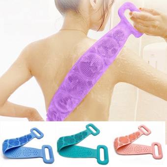 Dây Tắm Chà Lưng 2 mặt Bằng Silicone tiện lợi - Dây Chà Lưng - Dây Kỳ Lưng Dây đai chà lưng 2 mặt đa năng dụng cụ bằng kỳ cọ massage tẩy da chết khi tắm