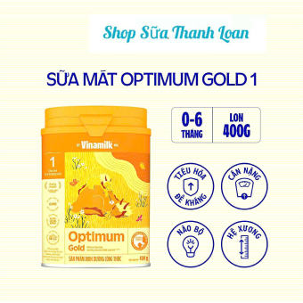 (Mẫu Mới) Sữa Bột Optimum Gold 1 400g (Cho Trẻ Từ 0 - 6 Tháng Tuổi).