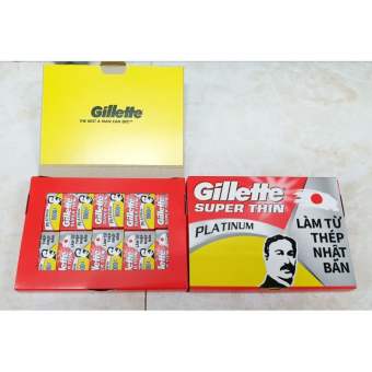 Hộp 5 cái lưỡi lam lưỡi lam Gillette Super Thin