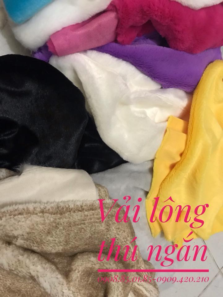 Vải lông thú siêu mềm mịn kích thước 80cm x 100cm dùng may áo khoác lông gấu bônggối handmade làm thảm nền chụp sản phẩm trang trí váy áo đầm phụ kiện thời trang túi xách bằng vải lông