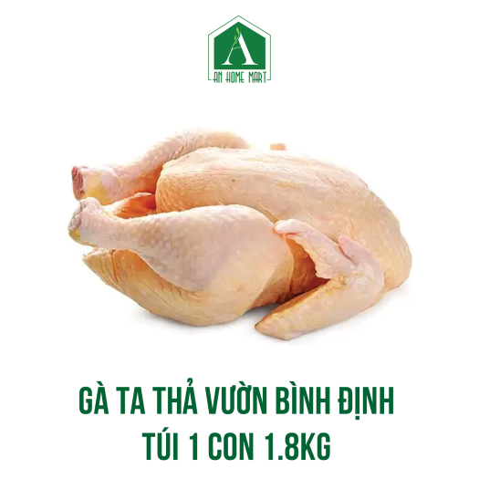 Gà Ta Thả Vườn Bình Định - Túi 1 Con ~1.8kg