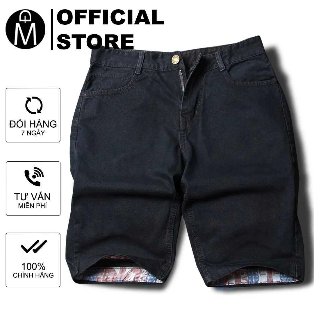 [HCM]Quần short jean nam MĐ Q169 màu đen quần đùi nam thời trang