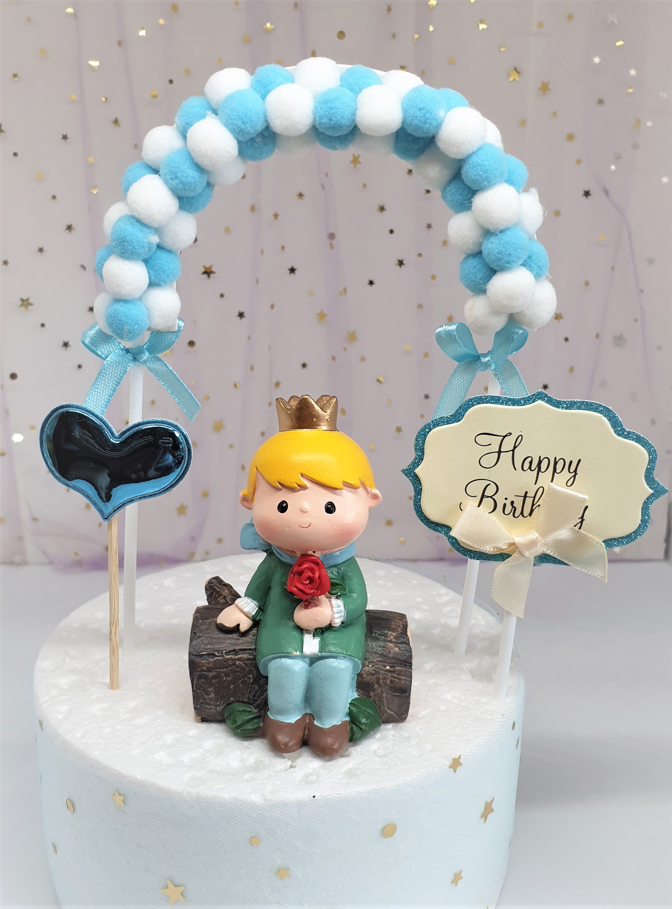 Prince Crown Cake Topper, Boy Birthday King, First Birthday, It's a  Boy Baby | eBay