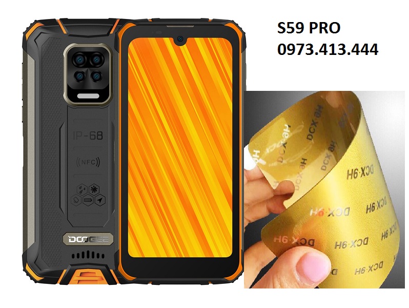 Miếng dán cường lực điện thoại DOOGEE S59 PRO Chất liệu Nano dẻo siêu bền