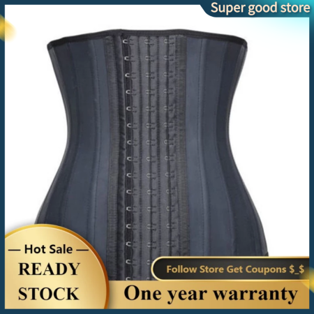 Miss 25 Premium Black Latex Waist Trainer by 