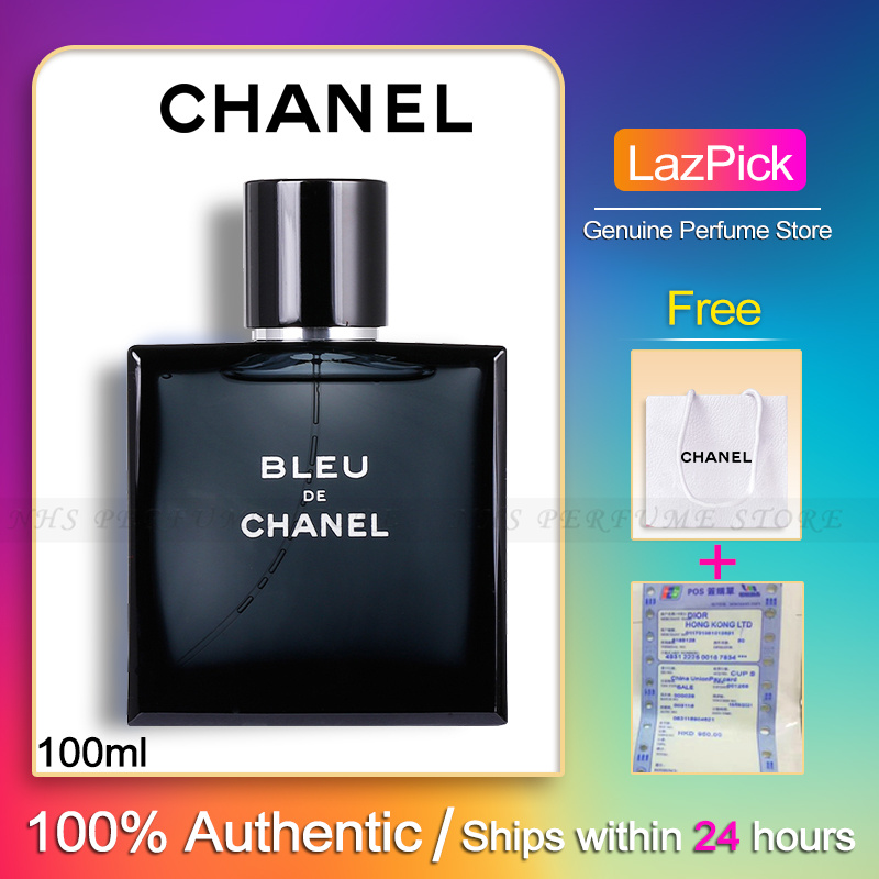 ??% แท้ น้ำหอม Chanel Blue De Chanel EDT/EDP 100ML น้ำหอมชาย กล่องซีล น้ำหอมติดทนนาน-1