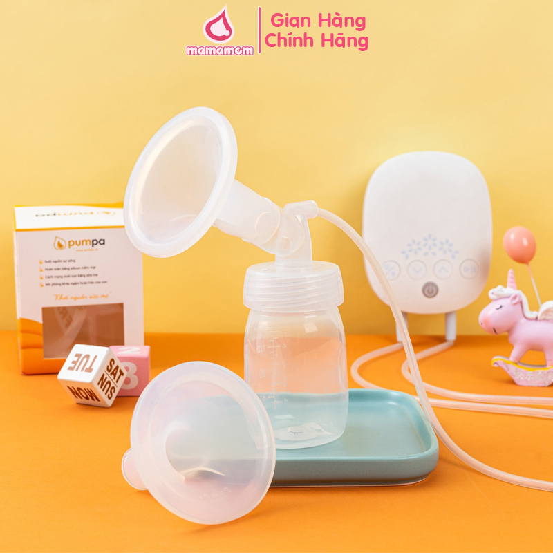 Phễu hút sữa pumpa comfort hút kiệt sữa không đau rát êm ái