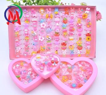 {Giá hủy diệt} Hộp nhẫn nhựa 50 chiếc cho bé
